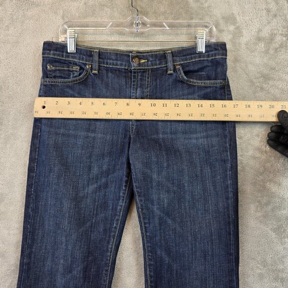 David Kahn Jeans Womens 29 Blue Bootcut Stretch Denim Made in USA Style 3782 - Picture 5 of 13